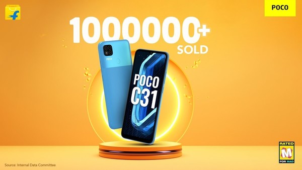 Poco C31在印度销量破百万