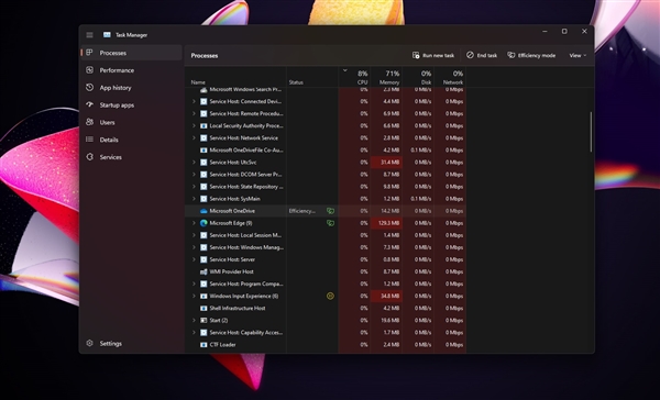 Windows 11更新：全新任务管理器 界面大变