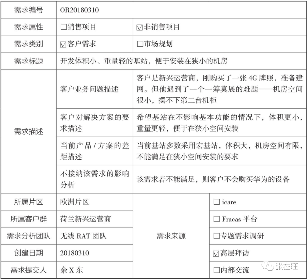 华为如何做需求管理？